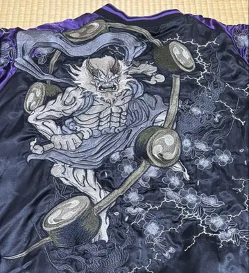 초레어!! 스카잔 자수 BIG size(6L) 리버서블 풍신뇌신