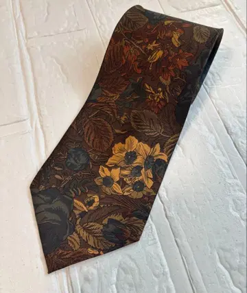 빈티지 넥타이 미사용 실크 100% 이탈리아 원단 데드스탁