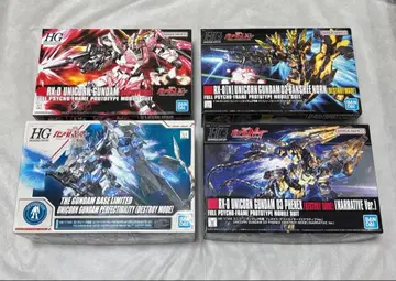 반다이 HG 유니콘 건담 퍼펙트 빌리티 외 4종 세트
