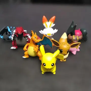 인기 캐릭터 포켓몬 피규어 8체 세트
