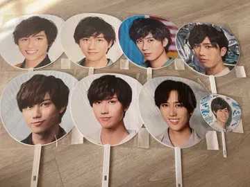 [미사용 새상품] SnowMan 아베 료헤이 부채 8개 세트