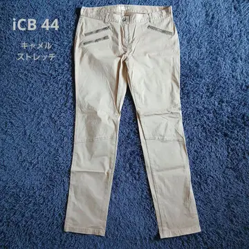 iCB 아이씨비 44 카멜 캐주얼 팬츠 빅 사이즈