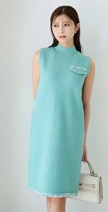 셀포드 미니 니트 원피스 세트 가디건 없음 GRN 36