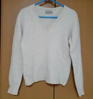 마가렛호웰 얇은 소재 스웨터 캐시미어 혼방 베이지