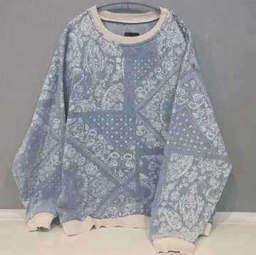 ZARA 데님 페이즐리