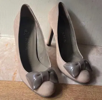 DIANA 다이애나 펌프스 22cm 베이지 리본 하이힐