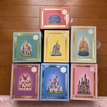 최종 가격 인하 디즈니 캐슬 컬렉션 오너먼트 7개 세트