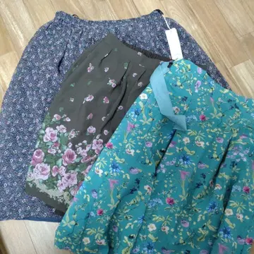 스커트 무릎 기장 여성 LL 3L