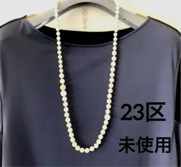 미사용 23구 펄 목걸이