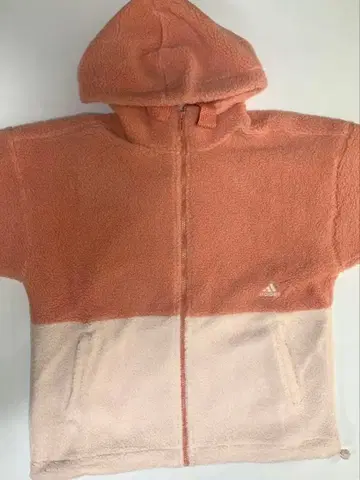 adidas 플리스 보아 자켓 핑크 여성용 L 택 포함 미사용 새상품