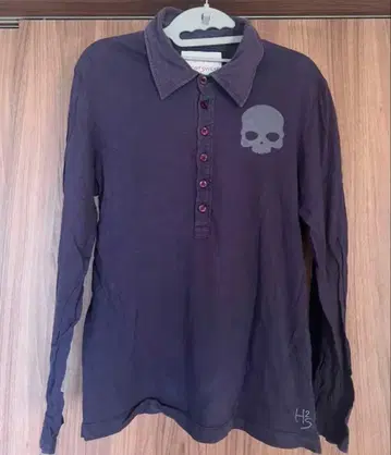 HYDROGEN 스컬 프린트 긴팔 M