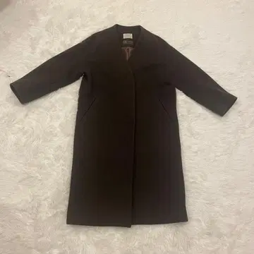 IENA 다크 브라운 체스터 코트 사이즈 38