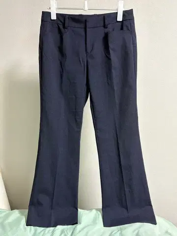 아오야마 양복 네이비 스트레이트 팬츠 슬랙스 9호