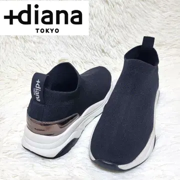 새상품급 +diana 미드컷 니트삭스 스니커즈 통굽