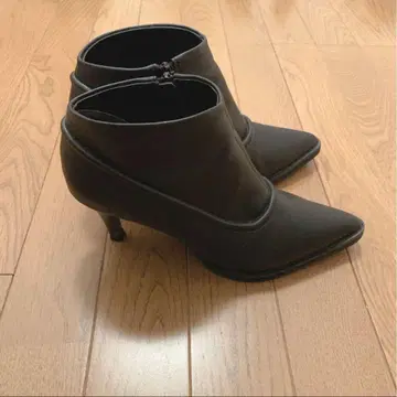 MURUA 24.5cm 앵클 부티 블랙 L 사이즈 숏부츠