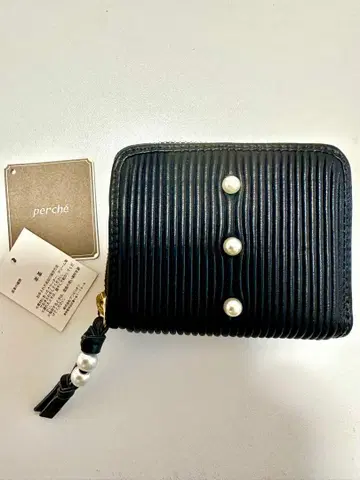 페르케 perche / 쉽 플리츠 아코디언 카드 지갑
