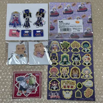 마왕성에서 잠들어요 아크릴 스탠드 아크릴 키링 멀티 크로스 스티커 세트