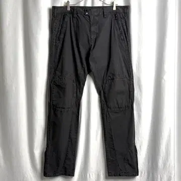 00s ARMANI EXCHANGE 코튼 와이드 디자인 팬츠 38