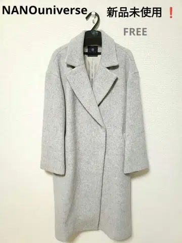 [ 미사용 새상품 ] NANOuniverse 울 코트 FREE