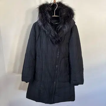 DAMA collection 블랙 체크 다운 코트 M [새상품급]