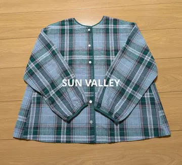 SUN VALLEY 체크 무늬 2WAY 풀오버