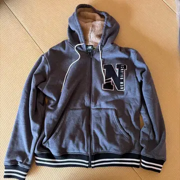 New Balance 그레이 후드티 XL