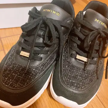 HIMIKO 블랙 스니커즈 23.5cm