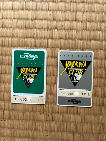 야자와 에이요시 구 멤버스 카드 세트