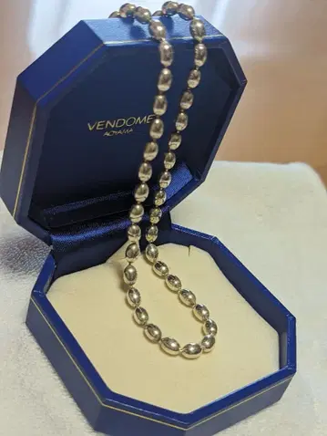 SILVER 925 오벌 비즈 목걸이