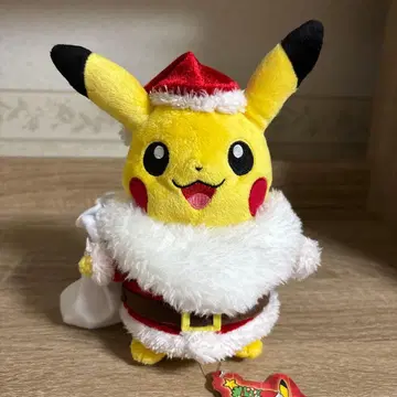 2014년 크리스마스 피카츄 봉제 인형 산타클로스