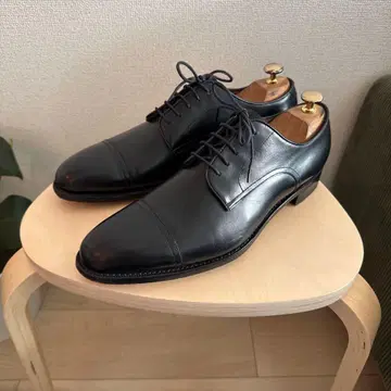 거의 새상품 REGAL 플레인토 블랙 UK8 26.5cm