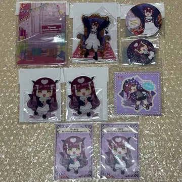 마왕성에서 잠들어요 사큥 아크릴 스탠드 캔뱃지 스티커 세트