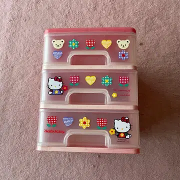 헬로키티 서랍 헤이세이 레트로 1995년산 레어