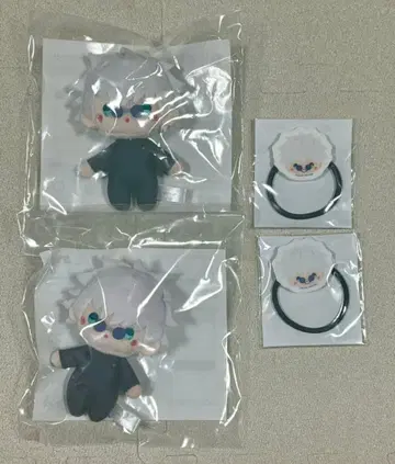 주술회전 회옥 옥절 세가 럭키 쿠지 인형 머리끈 고죠 사토루