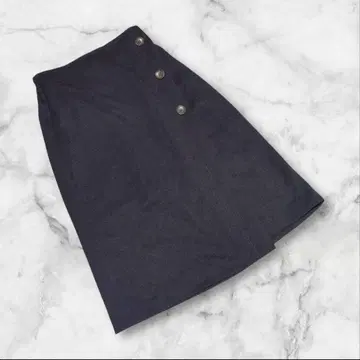 [ 로페피크닉 ] ( 38 ) 타이트 스커트 미디 기장 랩스커트풍 무지