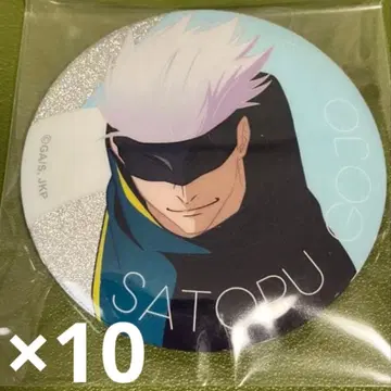 주술회전 쥬쥬 페스티벌 2024 글리터 캔뱃지 고죠 사토루