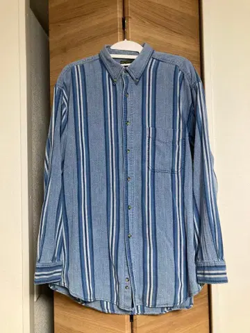 CROFT & BARROW 스트라이프 플란넬 셔츠 L 사이즈