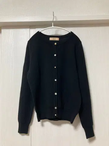 Maglie par ef-de 블랙 가디건 긴팔