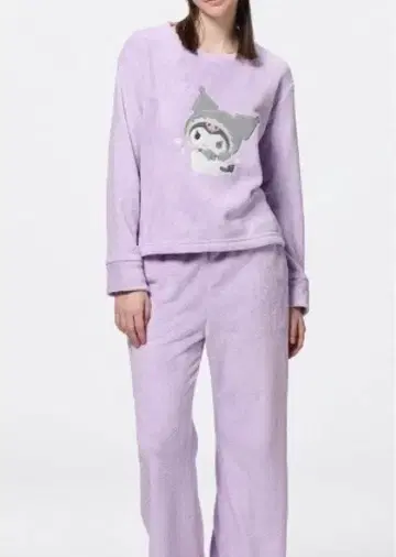 GU 마쉬멜로우 필 라운지 세트 산리오 쿠로미 콜라보 M