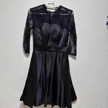 새상품 블랙 레이스와 새틴 드레스 브라이덜 블랙 파티