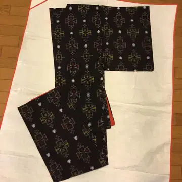 구루메 카스리 이중 기모노 화장 67.5