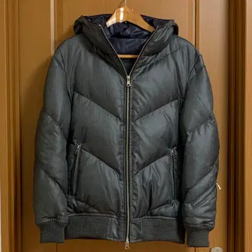 아바하우스 ABAHOUSE 다운 자켓 더블 지퍼 후드