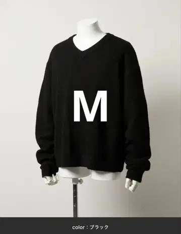 [ Parts Lab. ] 베이직 니트 풀오버 블랙 M 사이즈