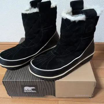 SOREL 블랙 어그 부츠