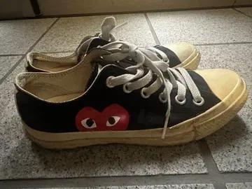 CONVERSE x PLAY 블랙 스니커즈