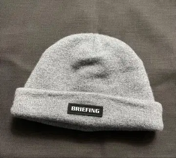 BRIEFING 그레이 니트 모자