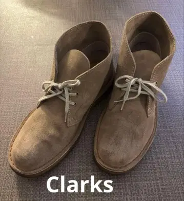 Clarks Desert Boot 베이지 스웨이드 처카 부츠