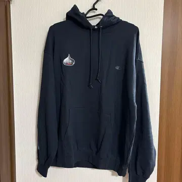 Champion 드래곤 퀘스트 메탈 슬라임 메탈 파커 후드티 네이비 L