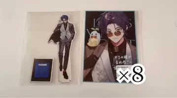 니지산지 레오스 빈센트 에덴조 아크릴 스탠드 엽서 8점