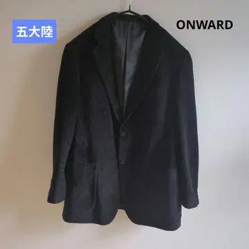 블랙 코듀로이 테일러드 자켓 고타이리쿠 자켓 코듀로이